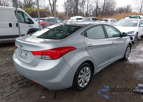 2011 Hyundai Elantra Gls from USA, damaged, VIN 5NPDH4AE8BH012320